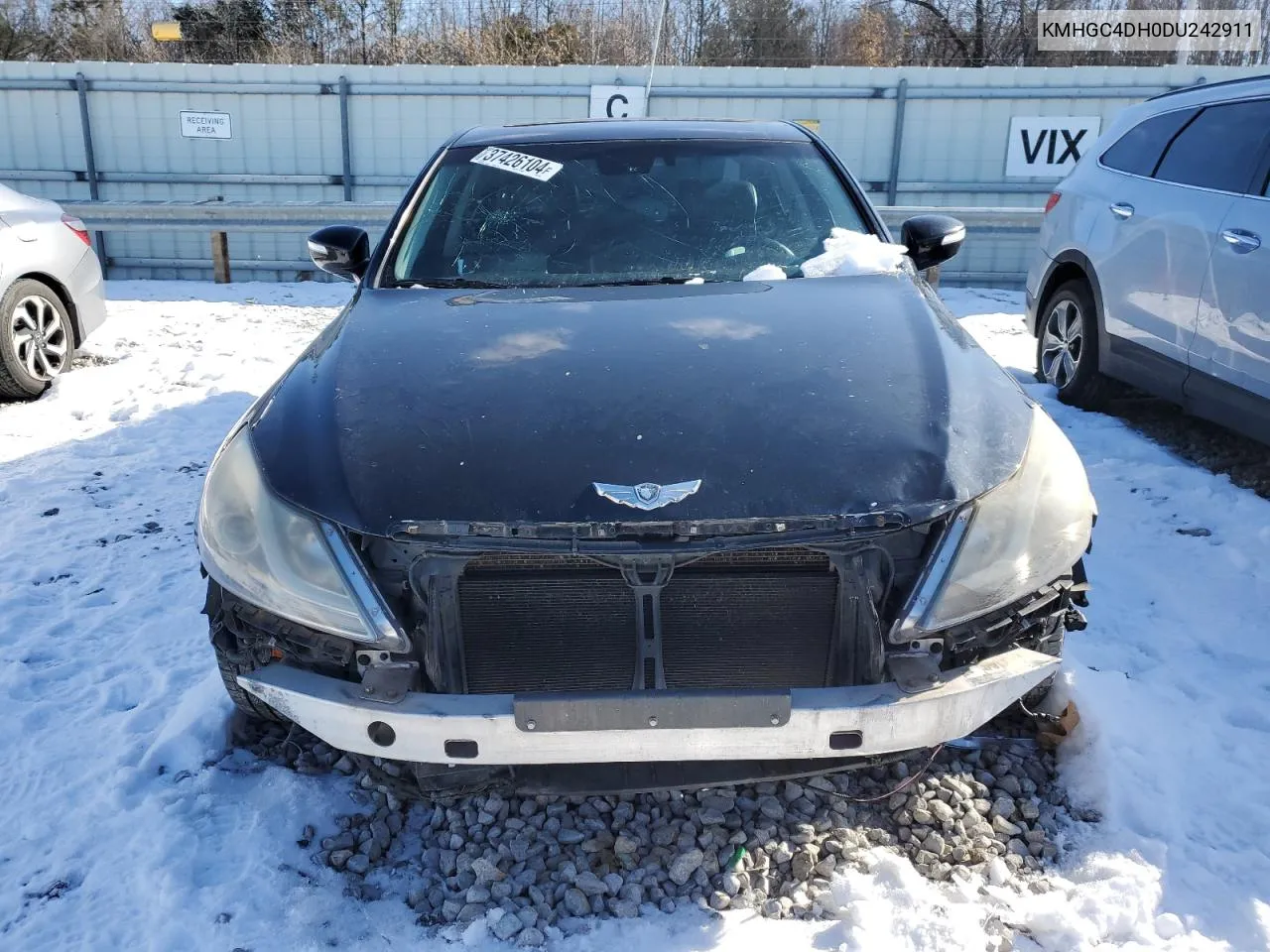 2013 Hyundai Genesis 5.0L VIN: KMHGC4DH0DU242911 Lot: 37426104