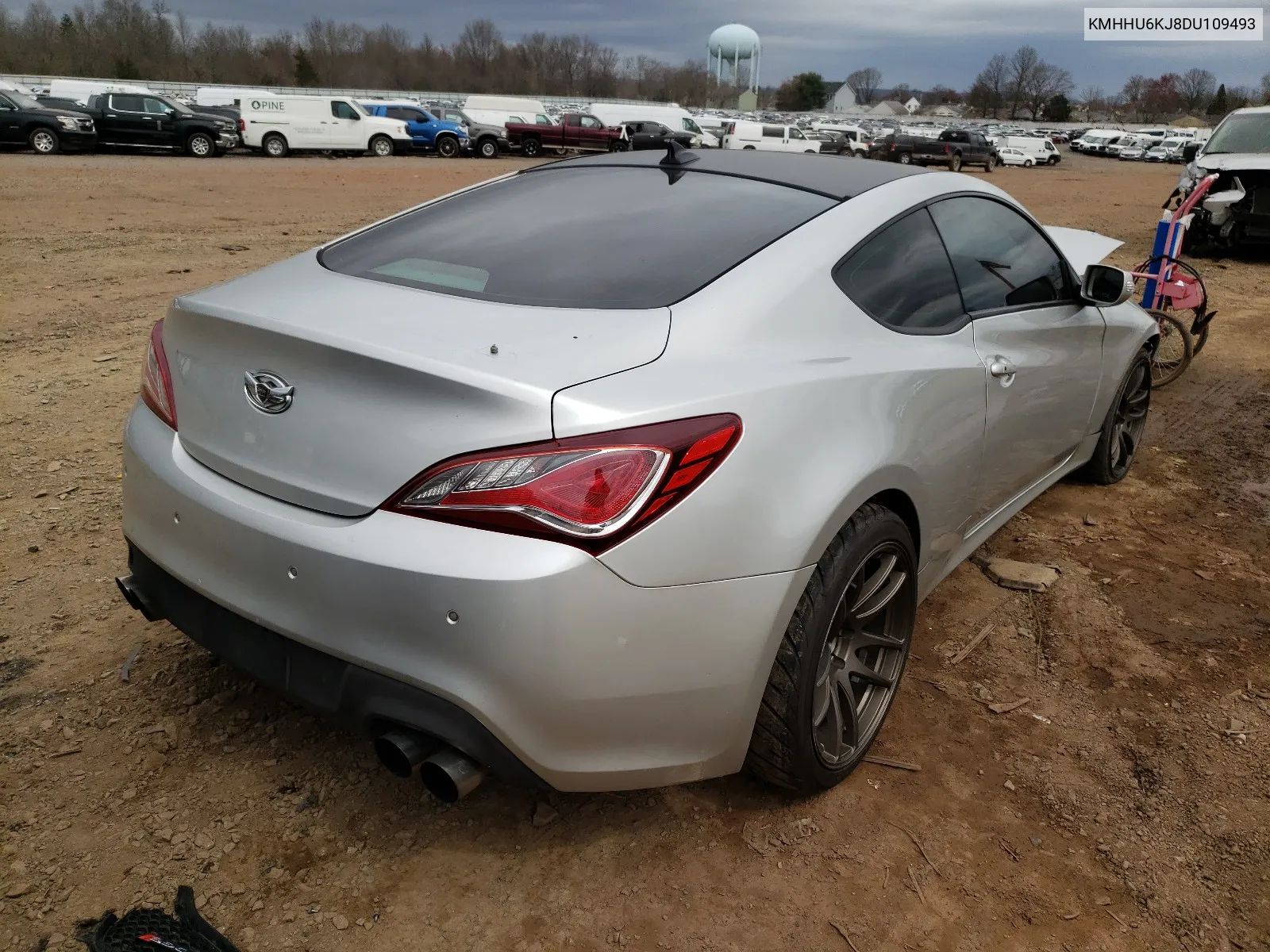 KMHHU6KJ8DU109493 2013 Hyundai Genesis Coupe 3.8L