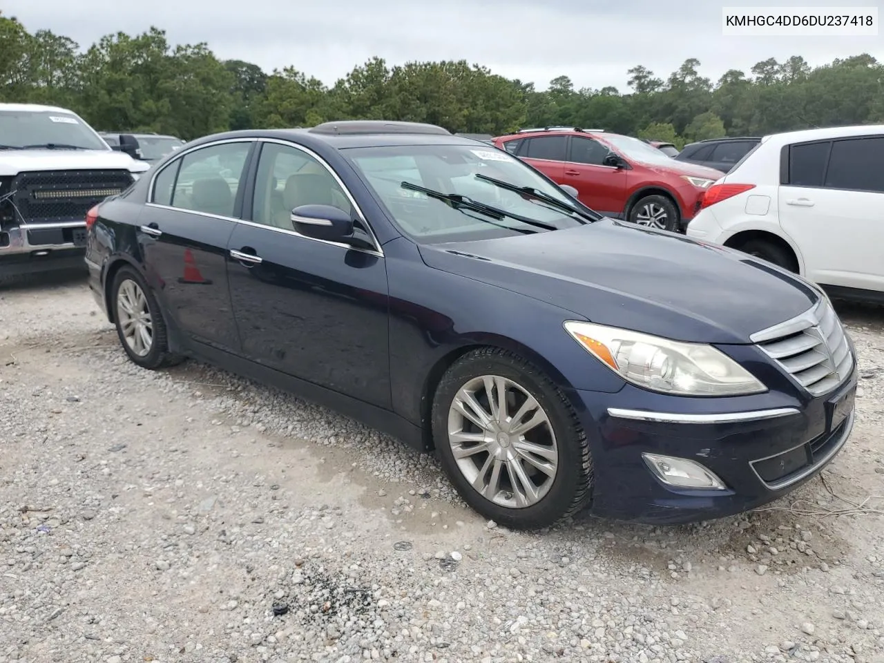 2013 Hyundai Genesis 3.8L VIN: KMHGC4DD6DU237418 Lot: 48557404