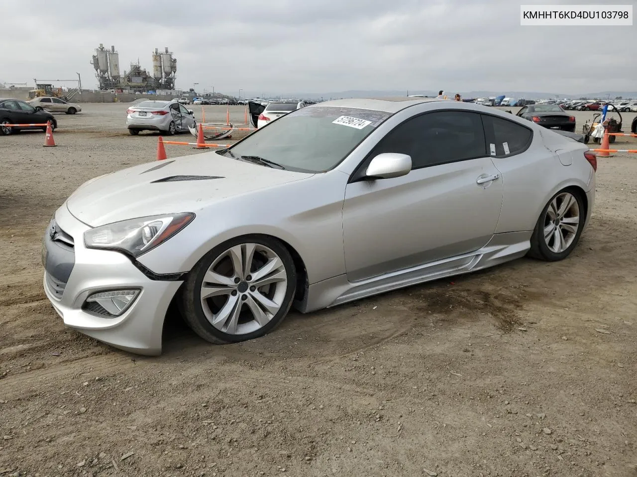 2013 Hyundai Genesis Coupe 2.0T VIN: KMHHT6KD4DU103798 Lot: 57296724