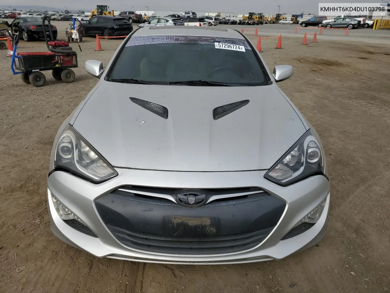 2013 Hyundai Genesis Coupe 2.0T VIN: KMHHT6KD4DU103798 Lot: 57296724