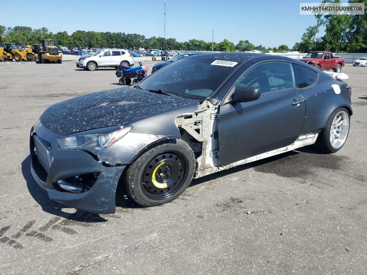 2013 Hyundai Genesis Coupe 2.0T VIN: KMHHT6KD1DU098706 Lot: 58569534