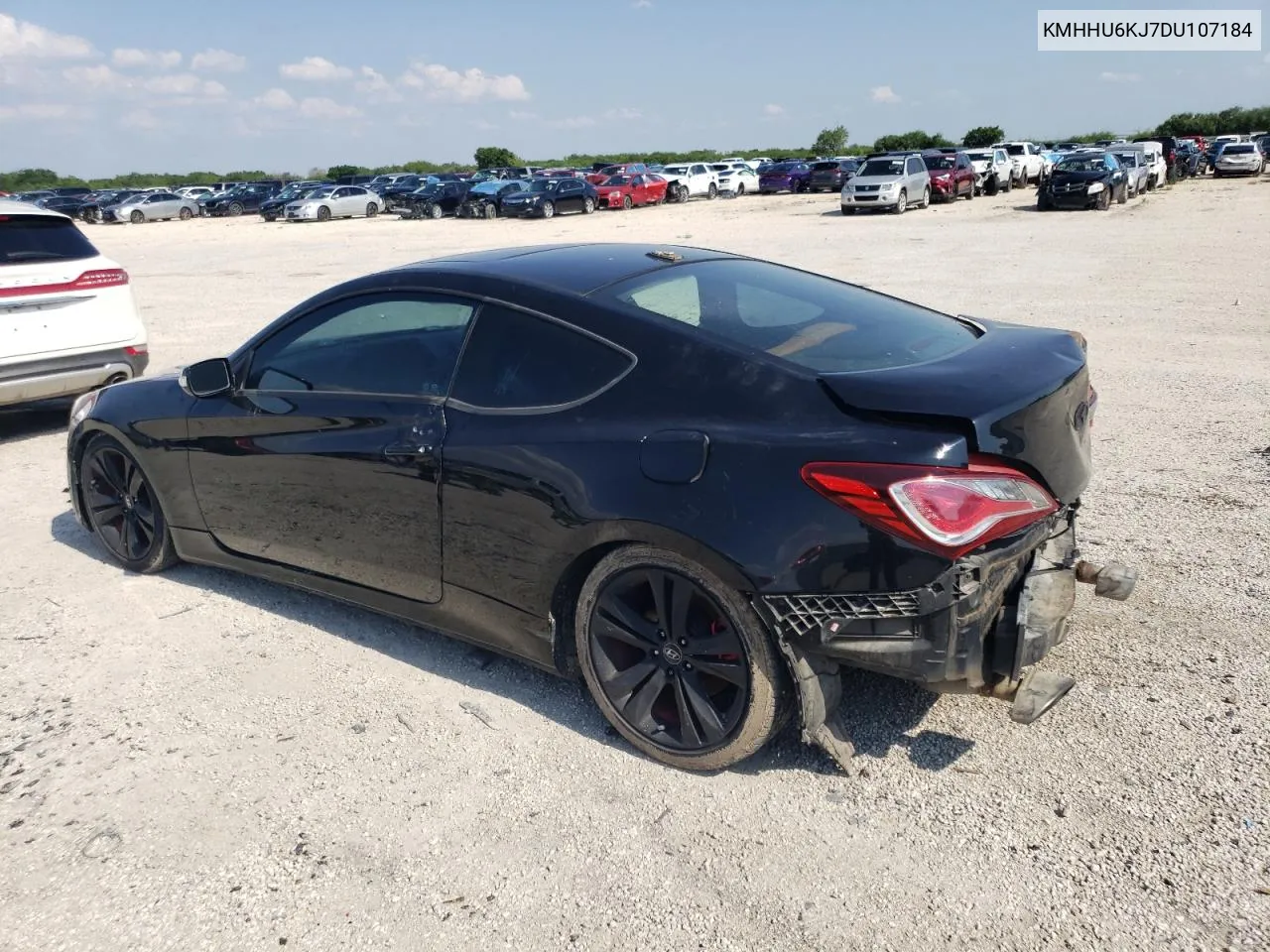 2013 Hyundai Genesis Coupe 3.8L VIN: KMHHU6KJ7DU107184 Lot: 58715774