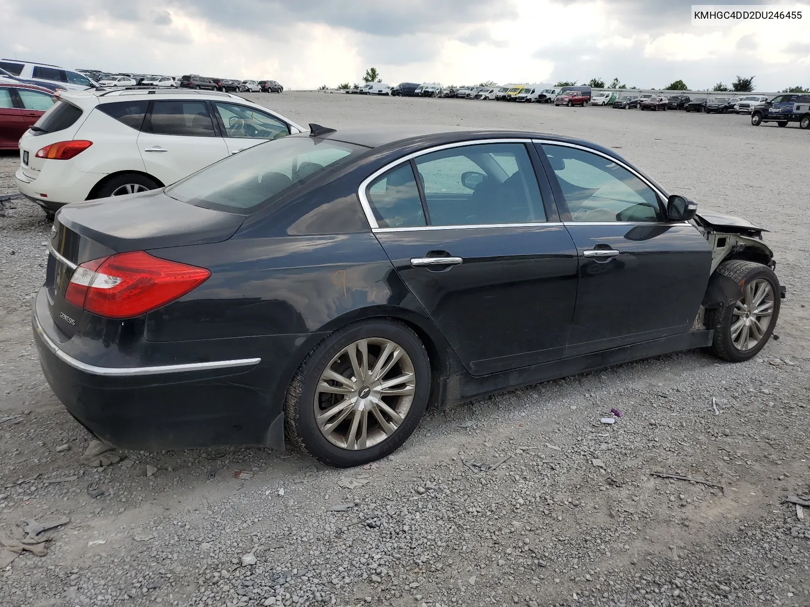 2013 Hyundai Genesis 3.8L VIN: KMHGC4DD2DU246455 Lot: 64014954