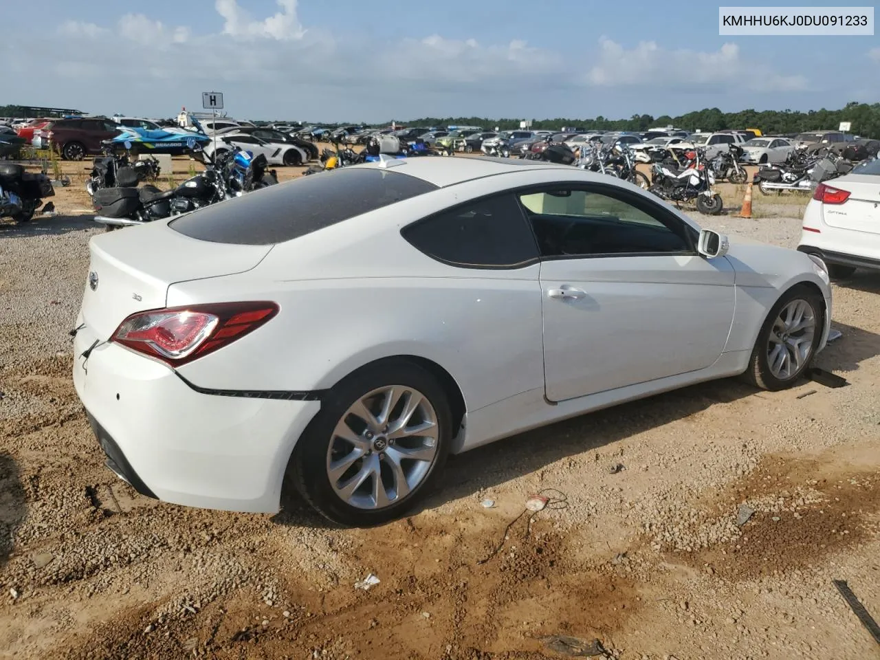 2013 Hyundai Genesis Coupe 3.8L VIN: KMHHU6KJ0DU091233 Lot: 65552684