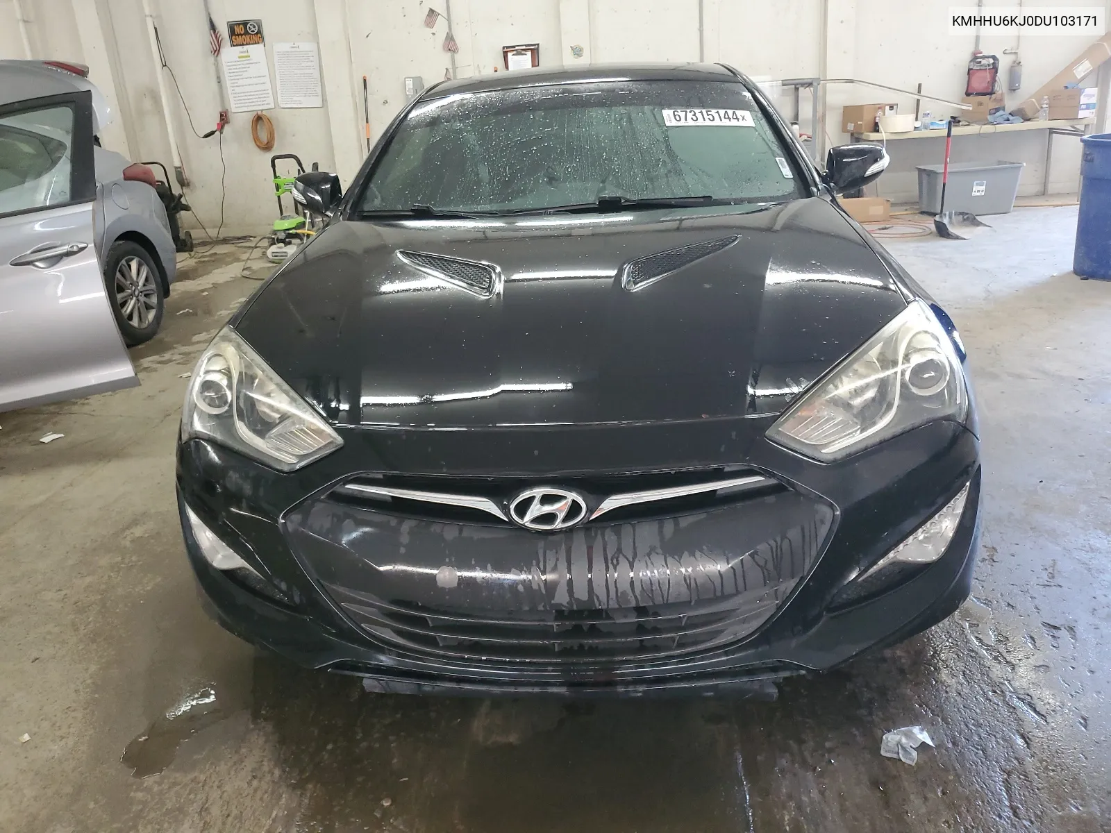 2013 Hyundai Genesis Coupe 3.8L VIN: KMHHU6KJ0DU103171 Lot: 67315144