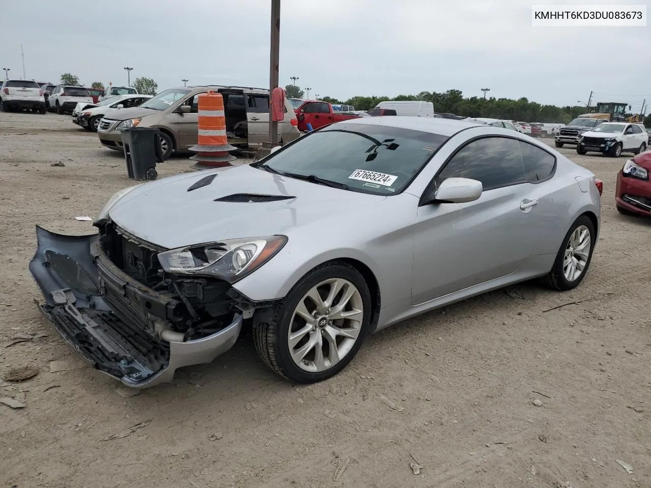 2013 Hyundai Genesis Coupe 2.0T VIN: KMHHT6KD3DU083673 Lot: 67665224