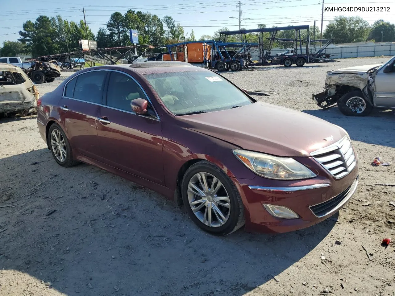 2013 Hyundai Genesis 3.8L VIN: KMHGC4DD9DU213212 Lot: 67911964