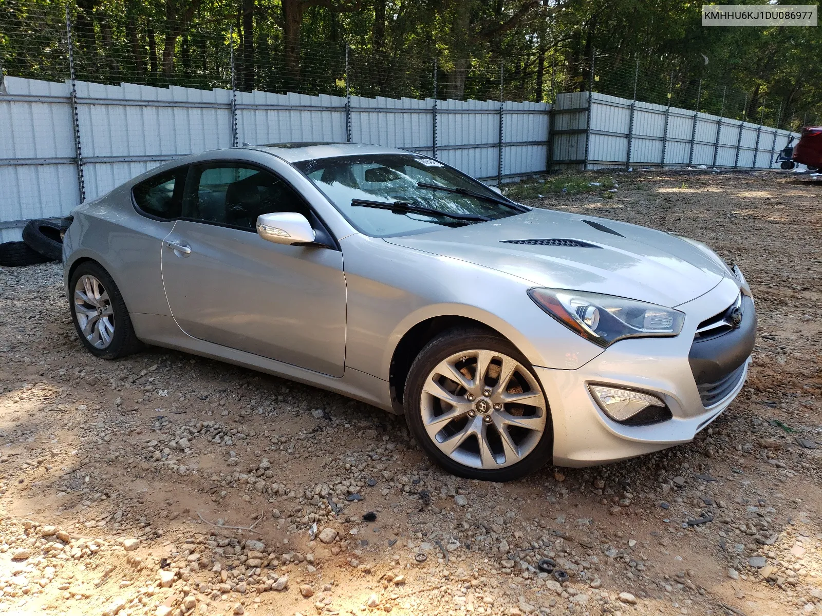 2013 Hyundai Genesis Coupe 3.8L VIN: KMHHU6KJ1DU086977 Lot: 68694244