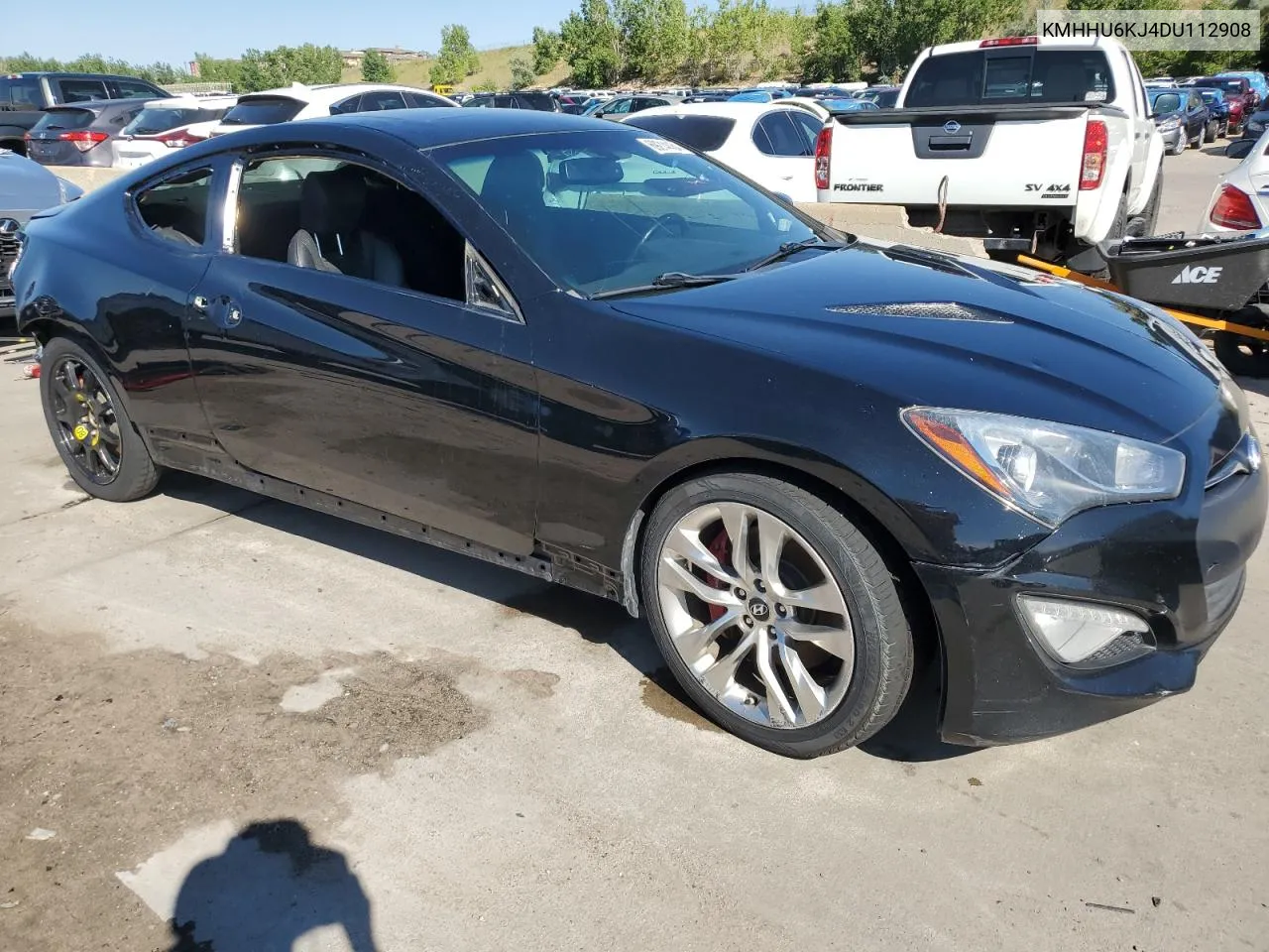 2013 Hyundai Genesis Coupe 3.8L VIN: KMHHU6KJ4DU112908 Lot: 69214464