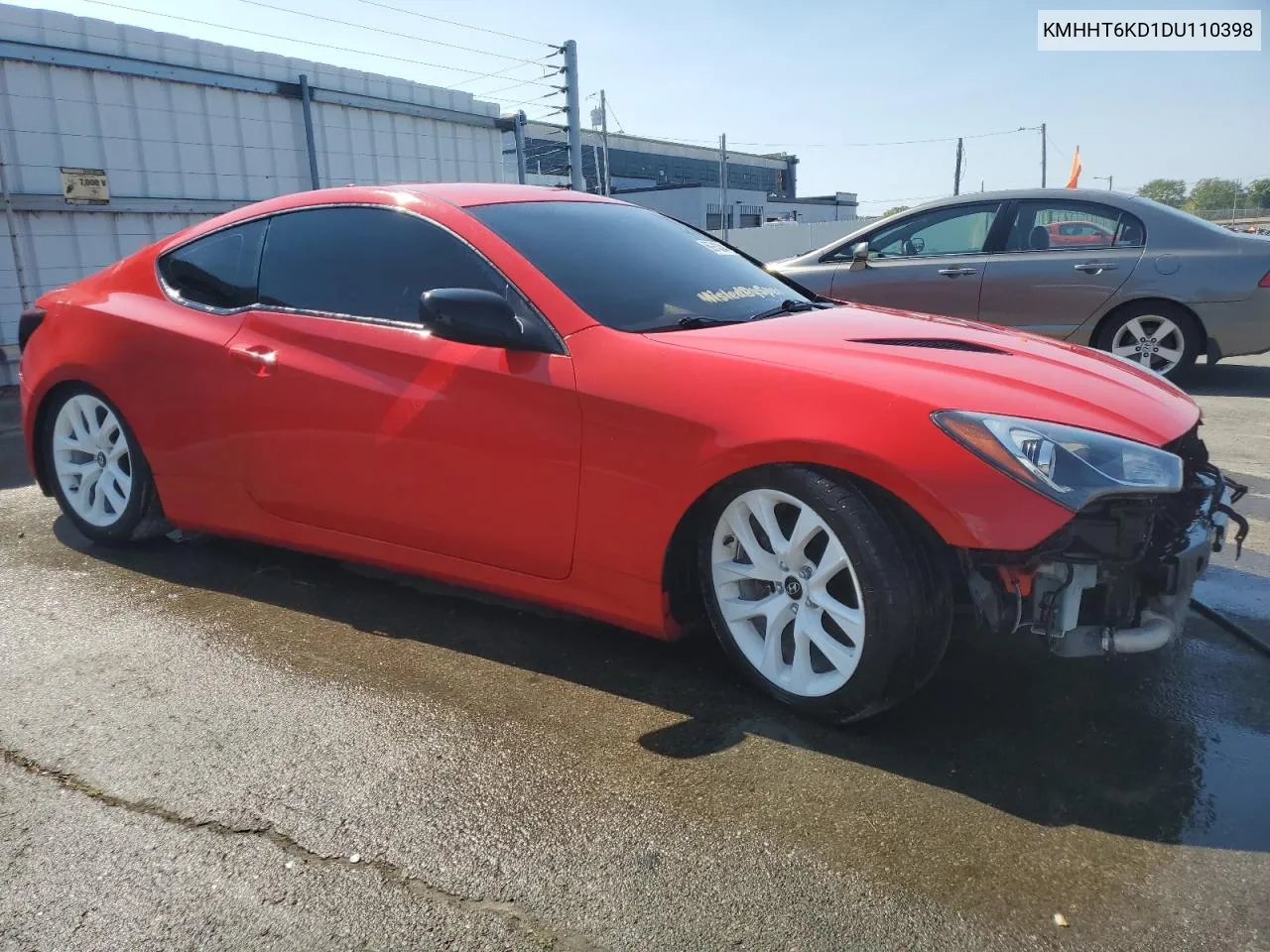 2013 Hyundai Genesis Coupe 2.0T VIN: KMHHT6KD1DU110398 Lot: 69743044