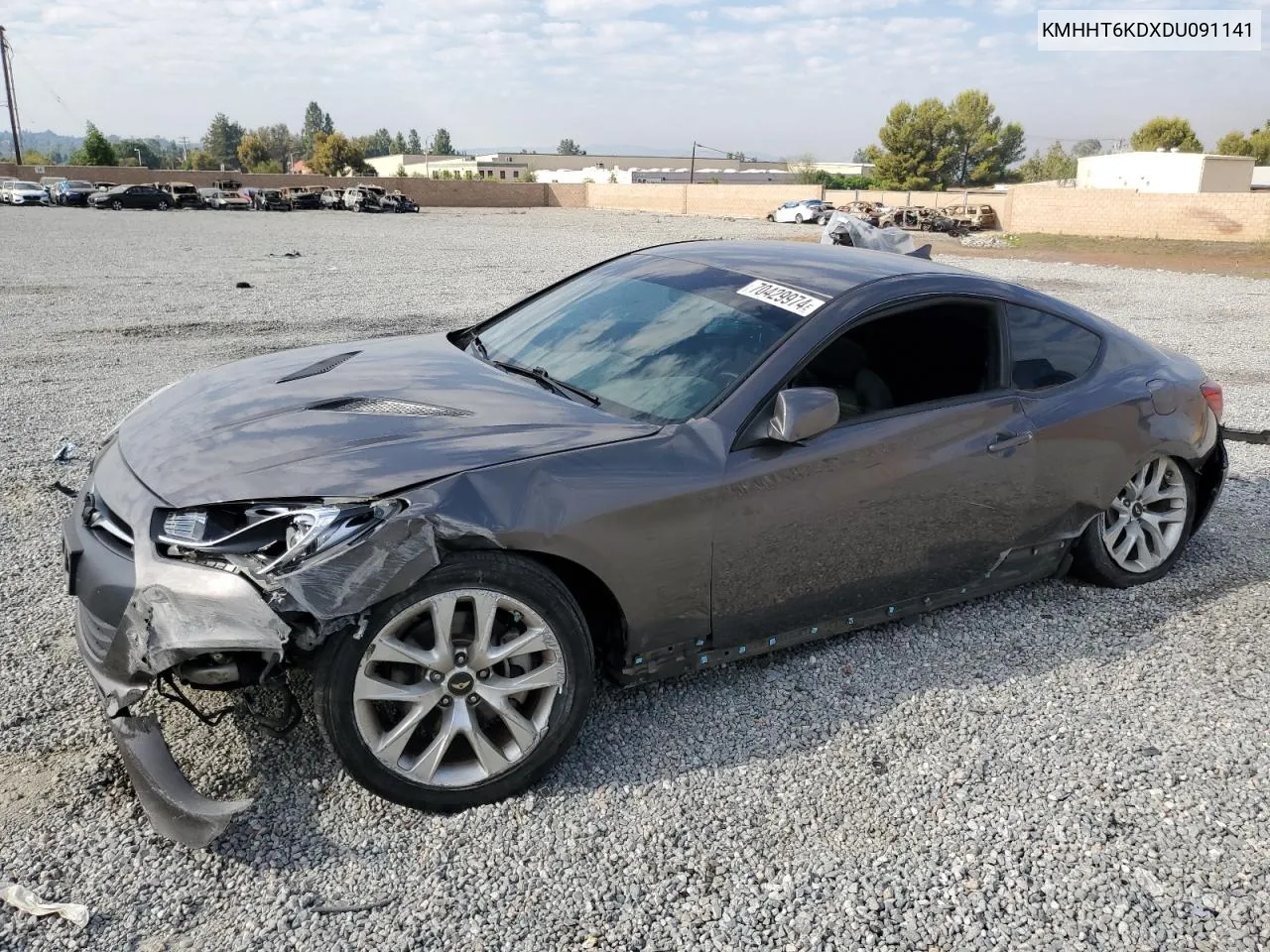 KMHHT6KDXDU091141 2013 Hyundai Genesis Coupe 2.0T