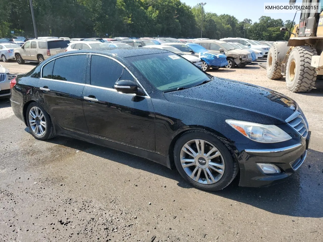 KMHGC4DD7DU240151 2013 Hyundai Genesis 3.8L