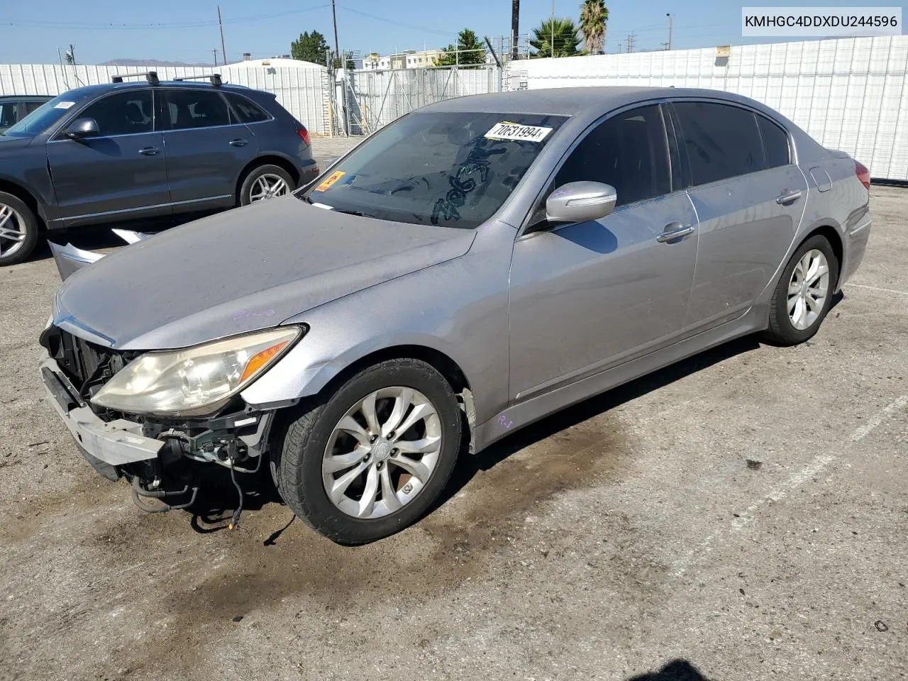 2013 Hyundai Genesis 3.8L VIN: KMHGC4DDXDU244596 Lot: 70631994