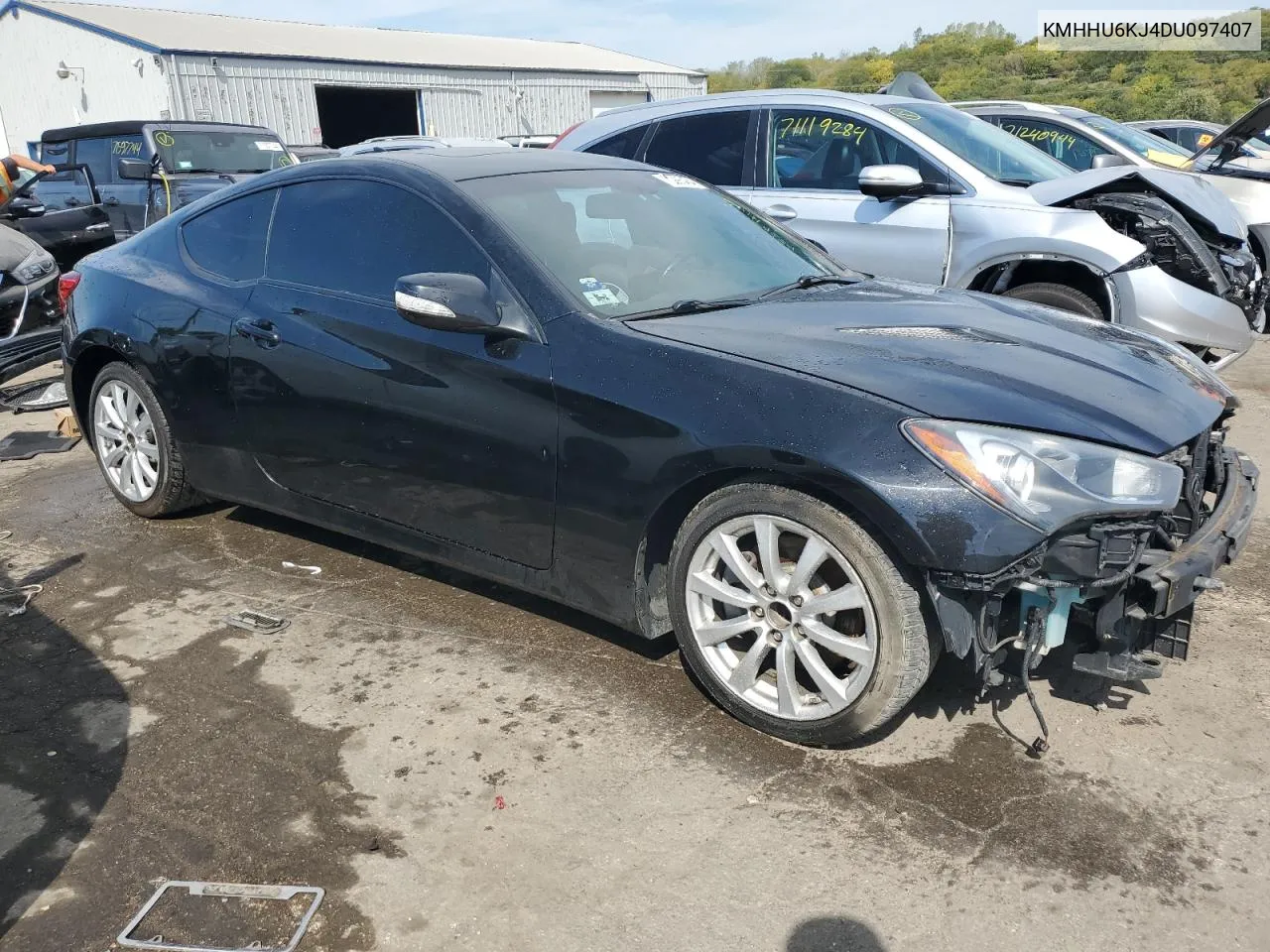 2013 Hyundai Genesis Coupe 3.8L VIN: KMHHU6KJ4DU097407 Lot: 70995454