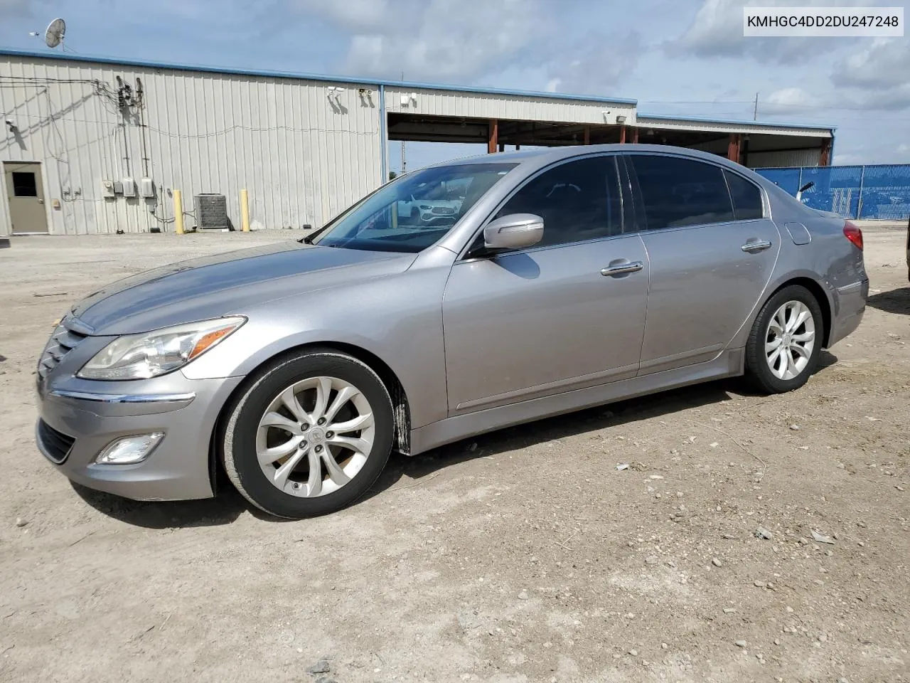 2013 Hyundai Genesis 3.8L VIN: KMHGC4DD2DU247248 Lot: 71068144