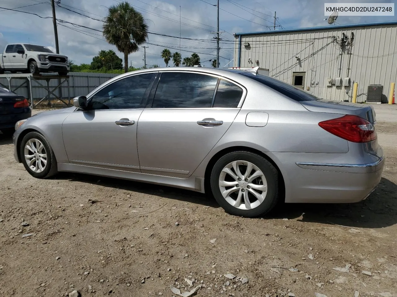 2013 Hyundai Genesis 3.8L VIN: KMHGC4DD2DU247248 Lot: 71068144