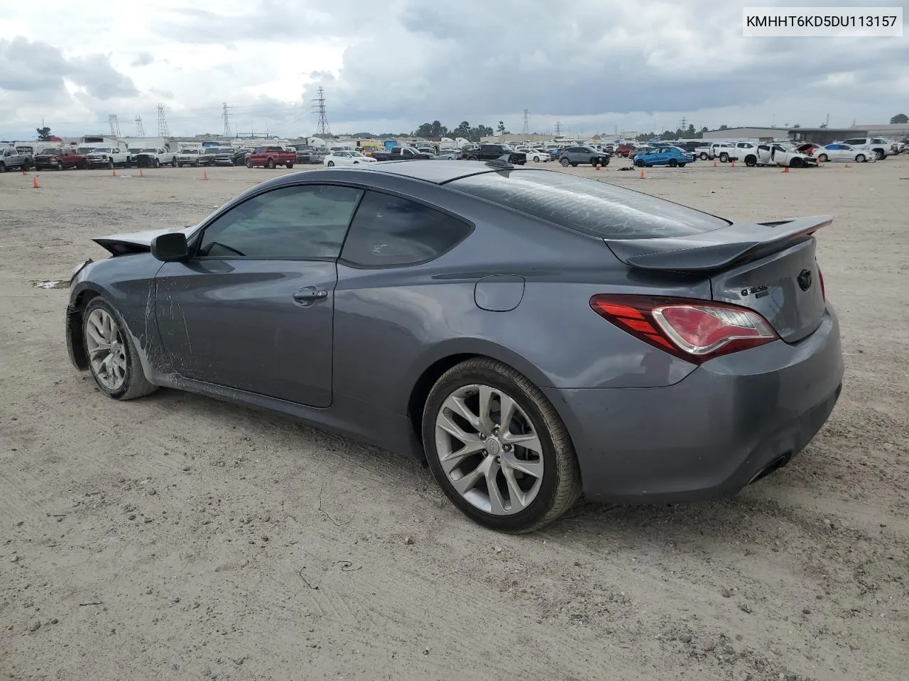 2013 Hyundai Genesis Coupe 2.0T VIN: KMHHT6KD5DU113157 Lot: 71103594