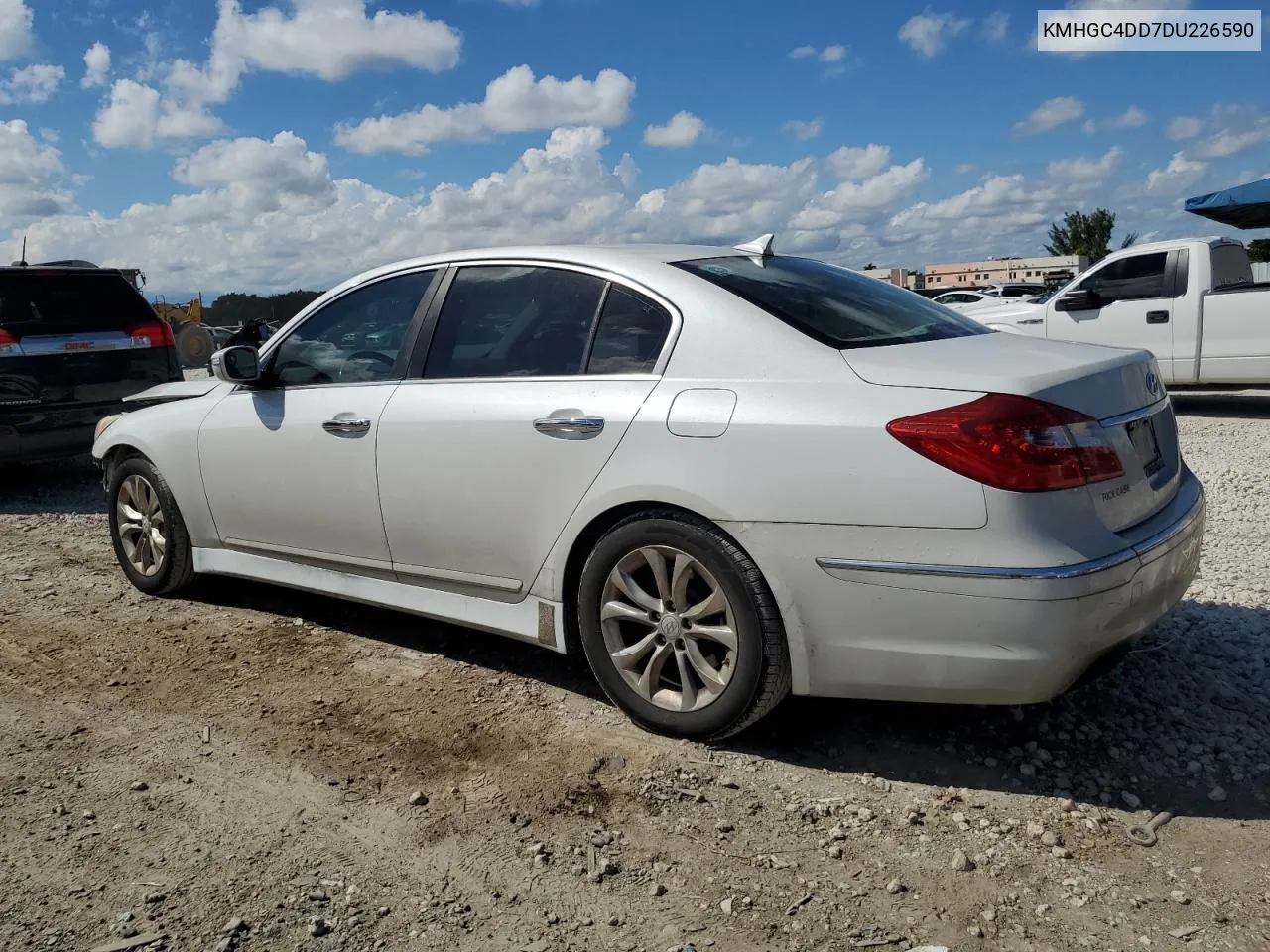 2013 Hyundai Genesis 3.8L VIN: KMHGC4DD7DU226590 Lot: 71543314