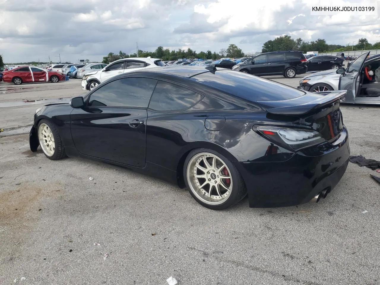 KMHHU6KJ0DU103199 2013 Hyundai Genesis Coupe 3.8L