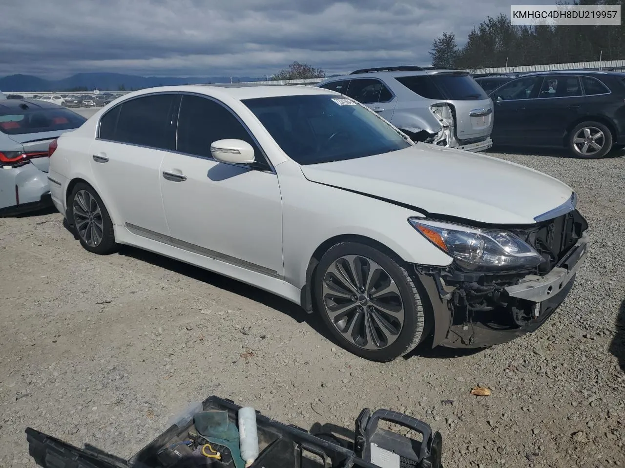 2013 Hyundai Genesis 5.0L VIN: KMHGC4DH8DU219957 Lot: 72341064