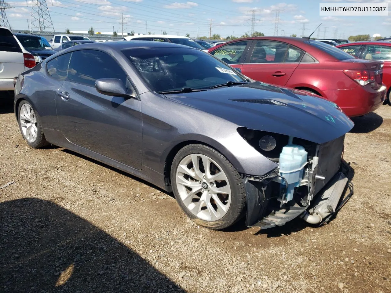 2013 Hyundai Genesis Coupe 2.0T VIN: KMHHT6KD7DU110387 Lot: 72528384