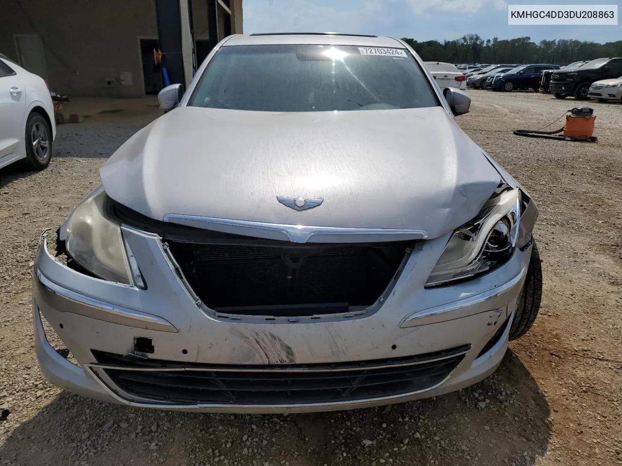 2013 Hyundai Genesis 3.8L VIN: KMHGC4DD3DU208863 Lot: 72703424