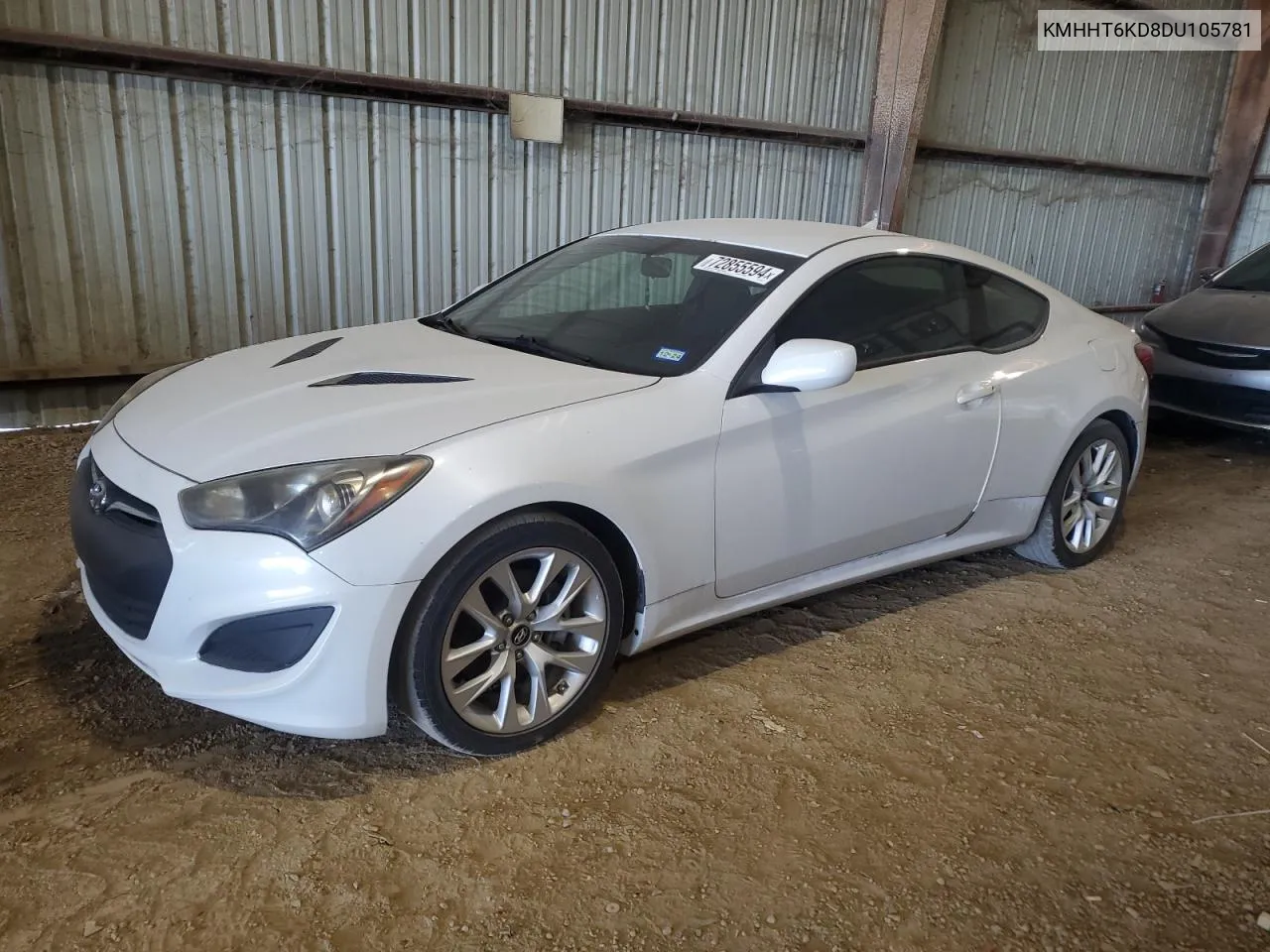 2013 Hyundai Genesis Coupe 2.0T VIN: KMHHT6KD8DU105781 Lot: 72855594