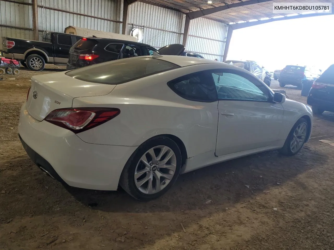 2013 Hyundai Genesis Coupe 2.0T VIN: KMHHT6KD8DU105781 Lot: 72855594