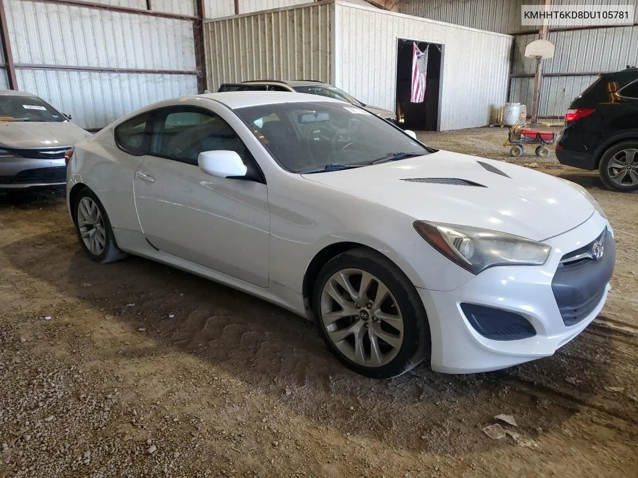 2013 Hyundai Genesis Coupe 2.0T VIN: KMHHT6KD8DU105781 Lot: 72855594