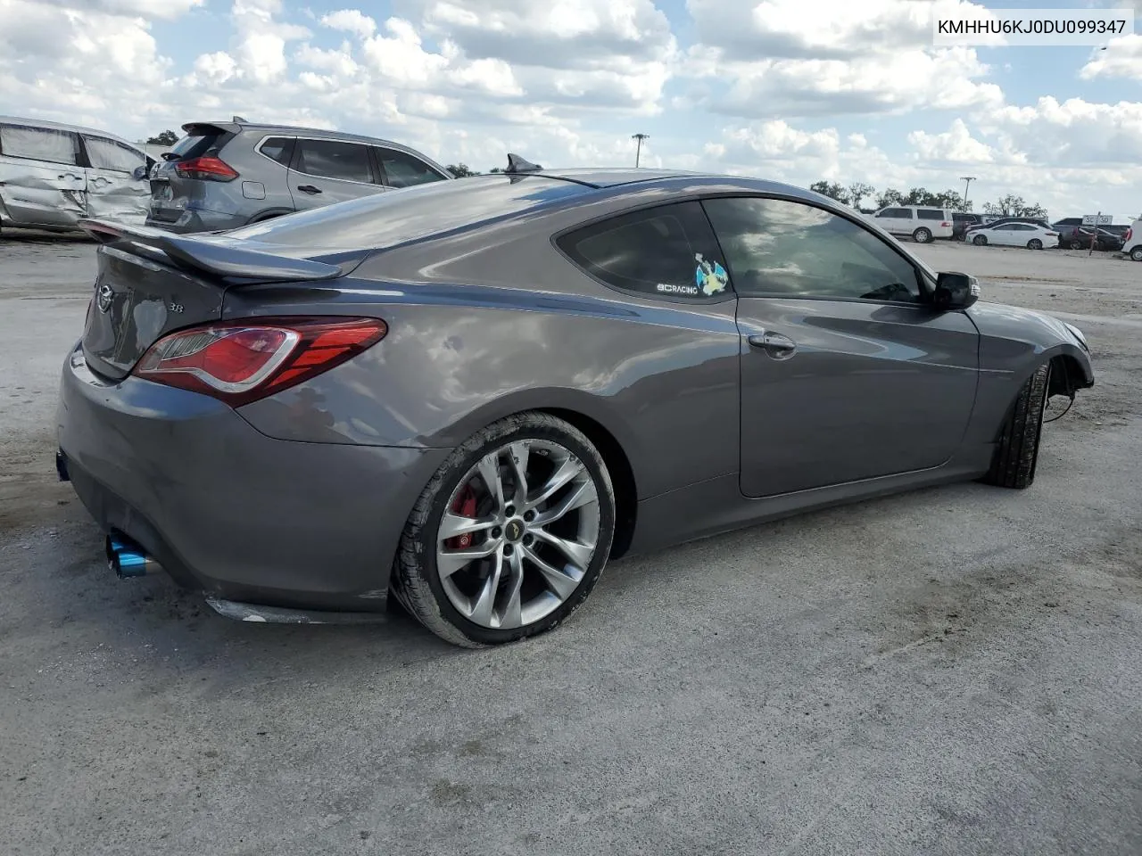 2013 Hyundai Genesis Coupe 3.8L VIN: KMHHU6KJ0DU099347 Lot: 72997064