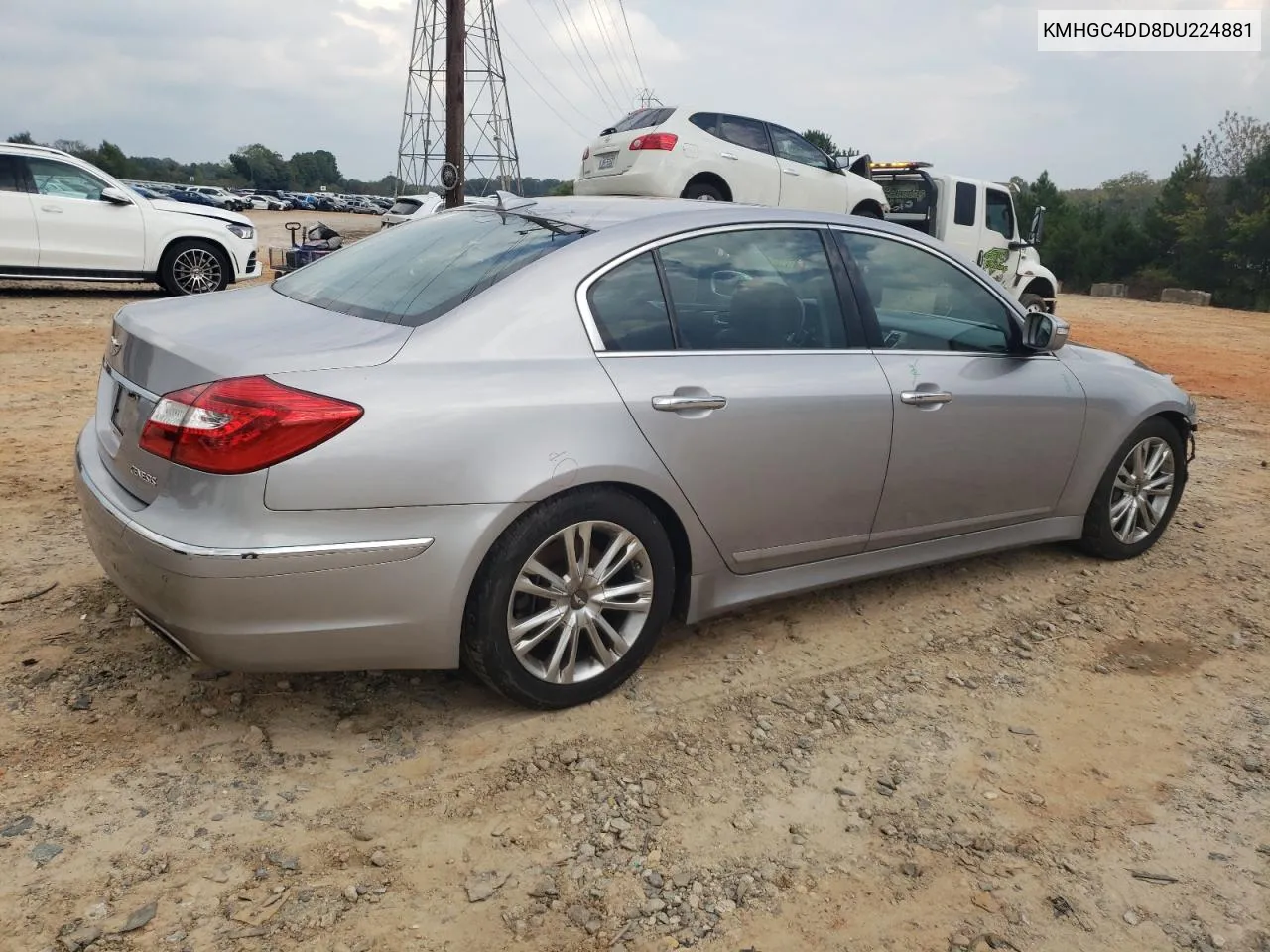 2013 Hyundai Genesis 3.8L VIN: KMHGC4DD8DU224881 Lot: 73273854