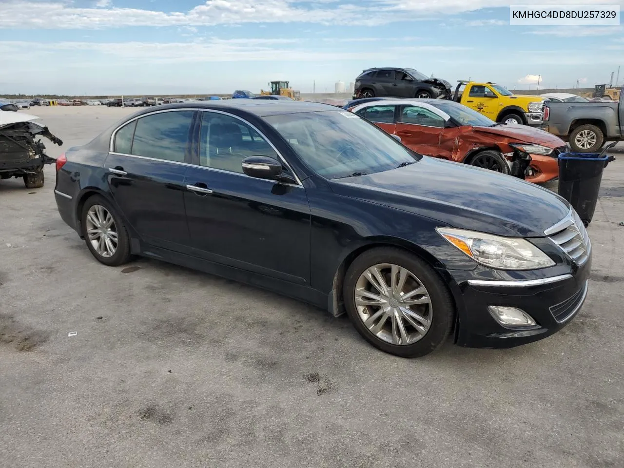 2013 Hyundai Genesis 3.8L VIN: KMHGC4DD8DU257329 Lot: 73569444