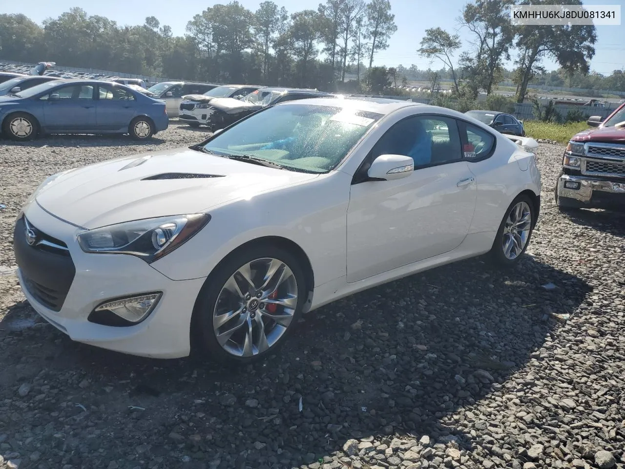 2013 Hyundai Genesis Coupe 3.8L VIN: KMHHU6KJ8DU081341 Lot: 73669574