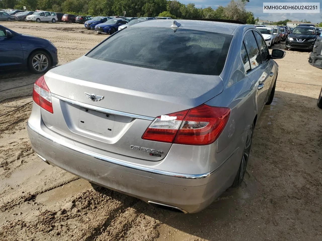 2013 Hyundai Genesis 5.0L VIN: KMHGC4DH6DU242251 Lot: 74176214