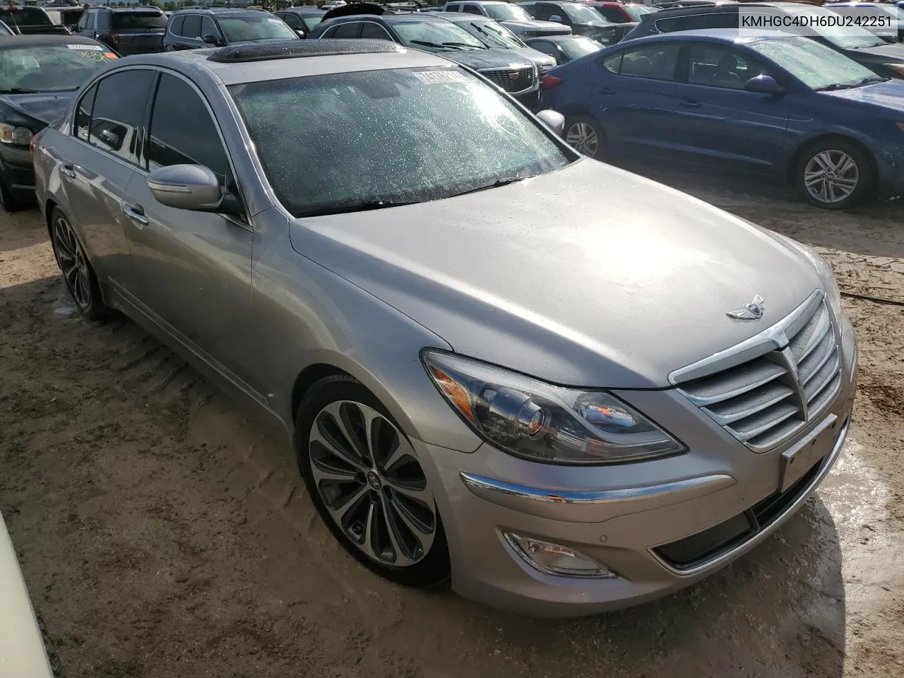 2013 Hyundai Genesis 5.0L VIN: KMHGC4DH6DU242251 Lot: 74176214