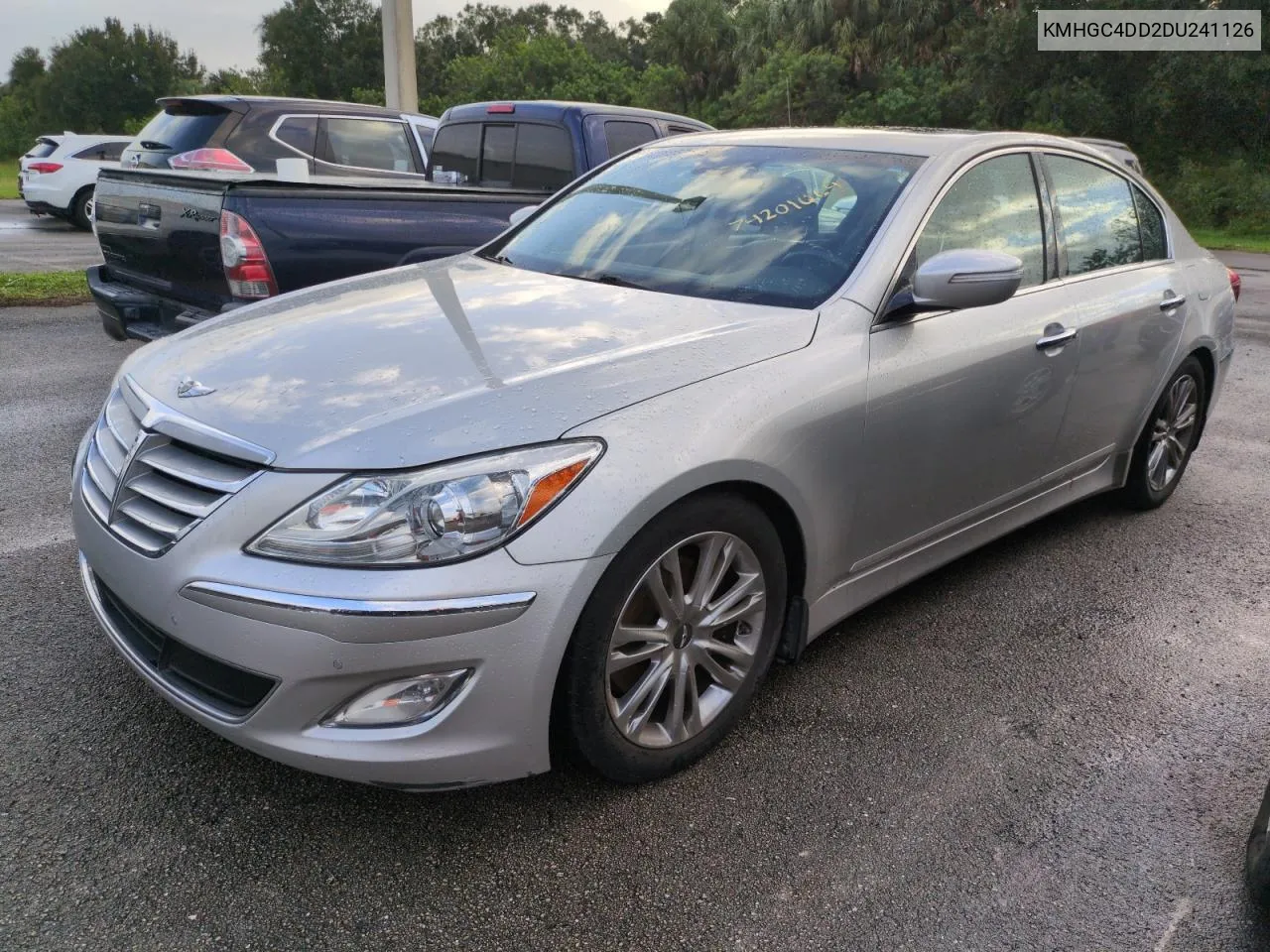 2013 Hyundai Genesis 3.8L VIN: KMHGC4DD2DU241126 Lot: 74201064