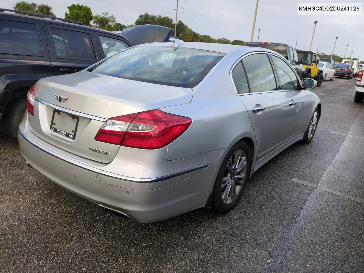 2013 Hyundai Genesis 3.8L VIN: KMHGC4DD2DU241126 Lot: 74201064