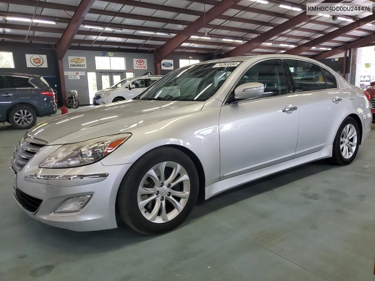 2013 Hyundai Genesis 3.8L VIN: KMHGC4DD0DU244476 Lot: 74265594