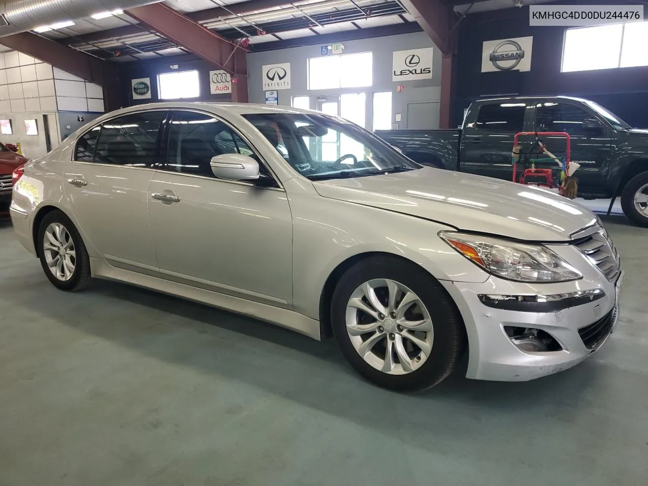 2013 Hyundai Genesis 3.8L VIN: KMHGC4DD0DU244476 Lot: 74265594