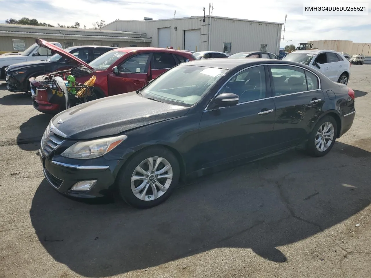 2013 Hyundai Genesis 3.8L VIN: KMHGC4DD6DU256521 Lot: 75119764