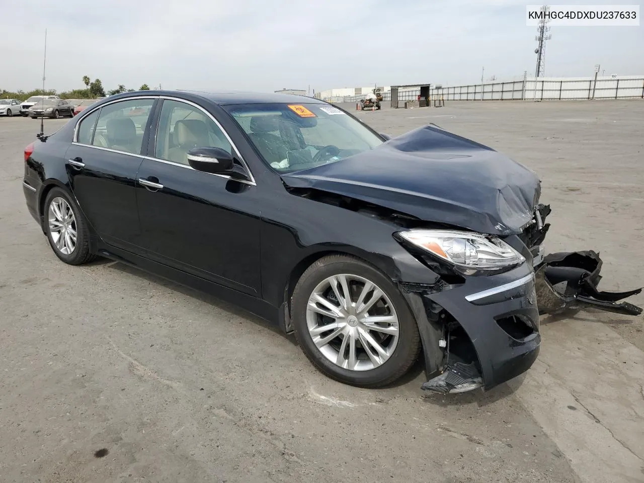 2013 Hyundai Genesis 3.8L VIN: KMHGC4DDXDU237633 Lot: 75386804