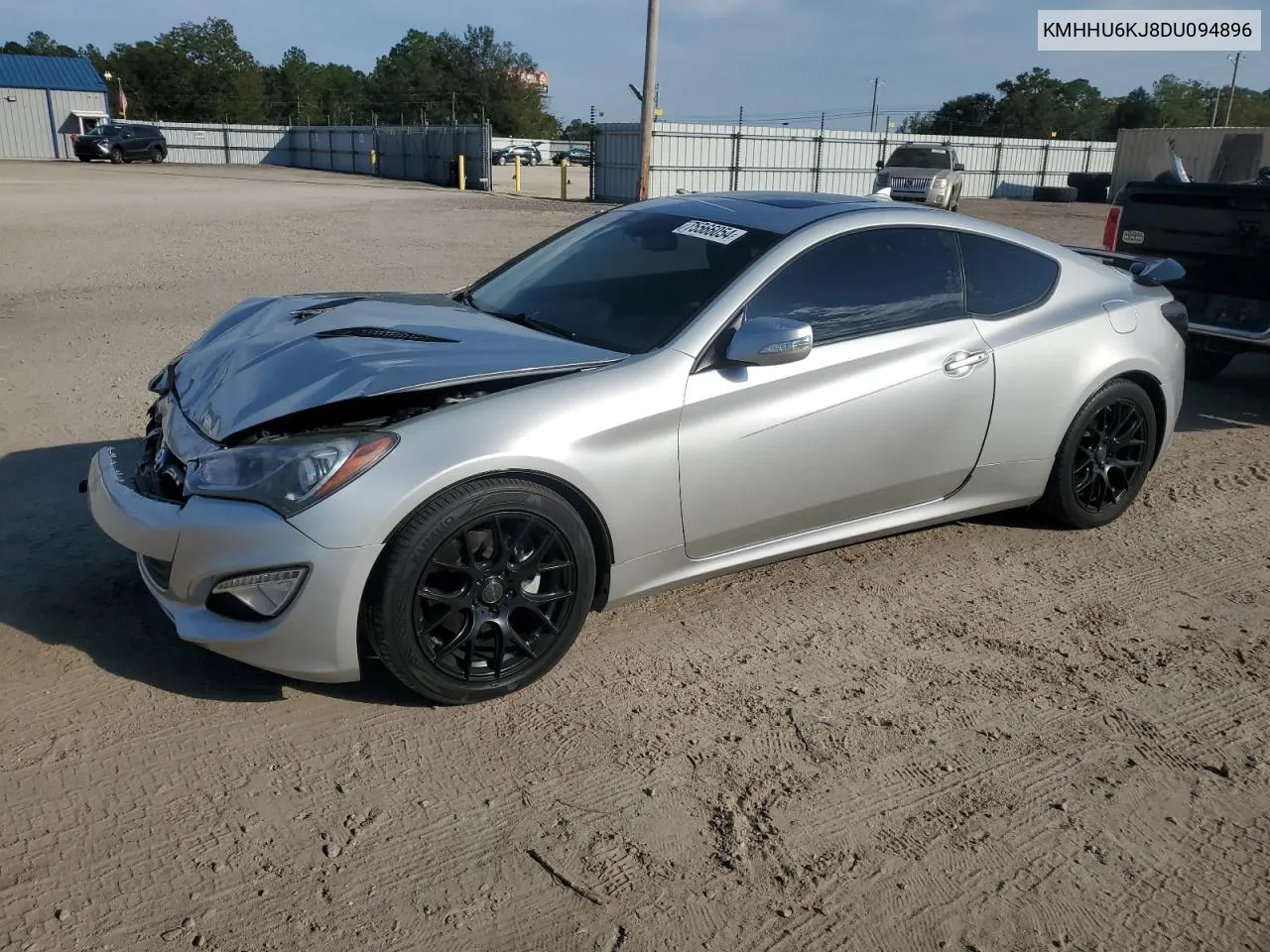 2013 Hyundai Genesis Coupe 3.8L VIN: KMHHU6KJ8DU094896 Lot: 75566054