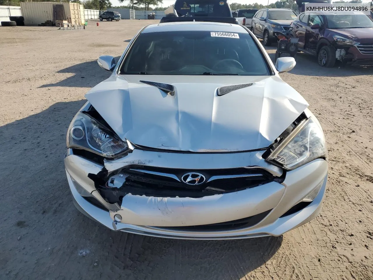 2013 Hyundai Genesis Coupe 3.8L VIN: KMHHU6KJ8DU094896 Lot: 75566054