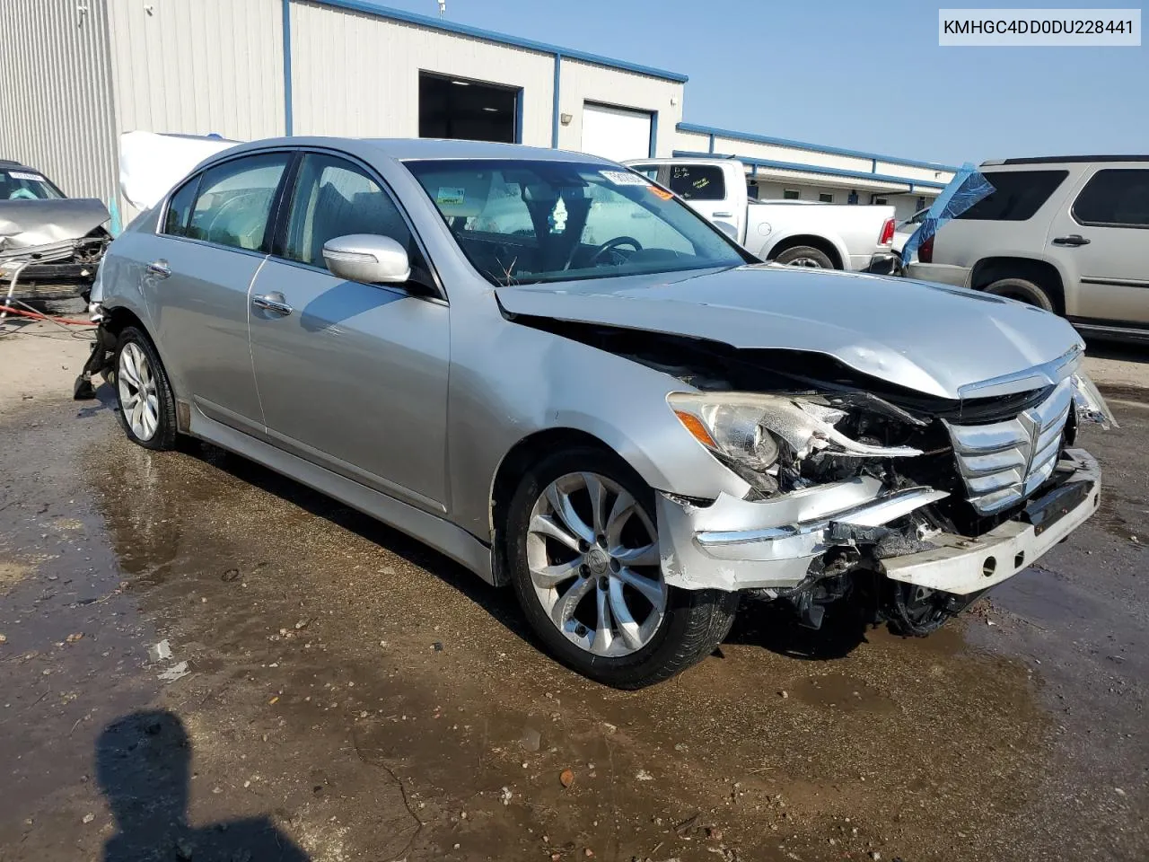 2013 Hyundai Genesis 3.8L VIN: KMHGC4DD0DU228441 Lot: 75812924