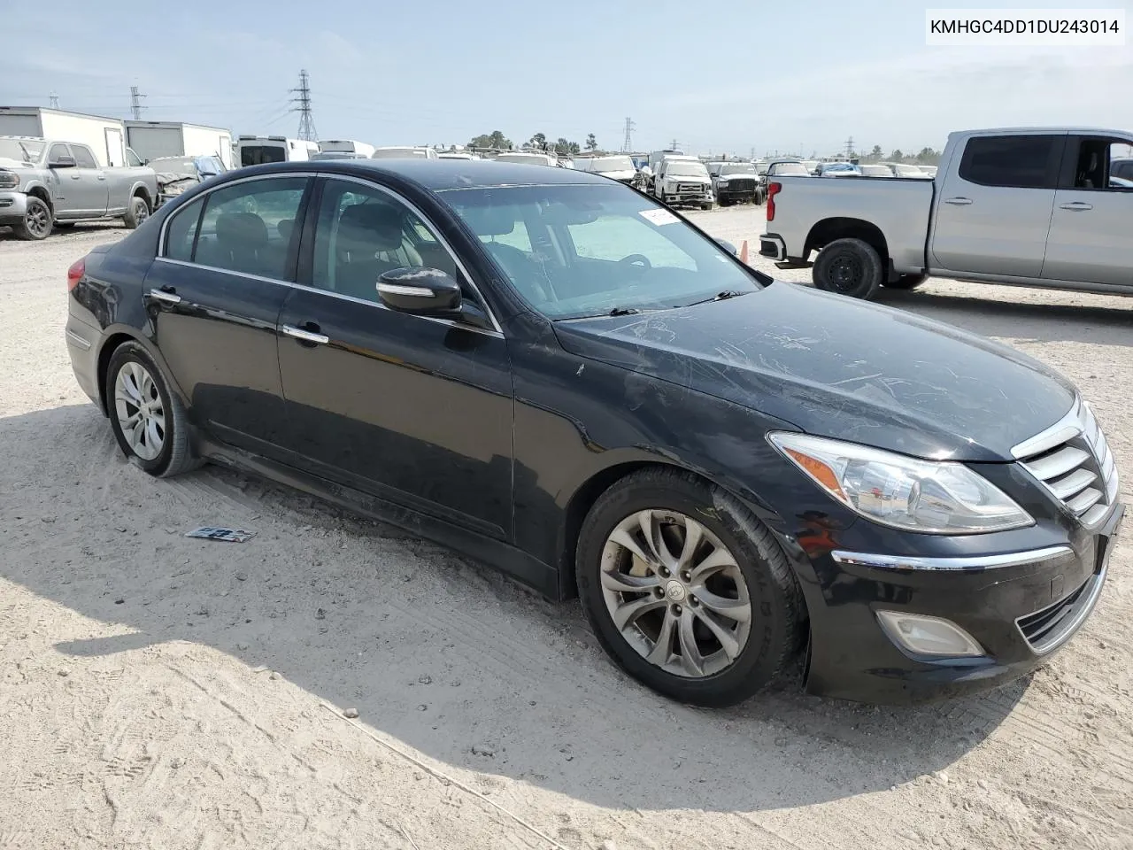 2013 Hyundai Genesis 3.8L VIN: KMHGC4DD1DU243014 Lot: 76516354