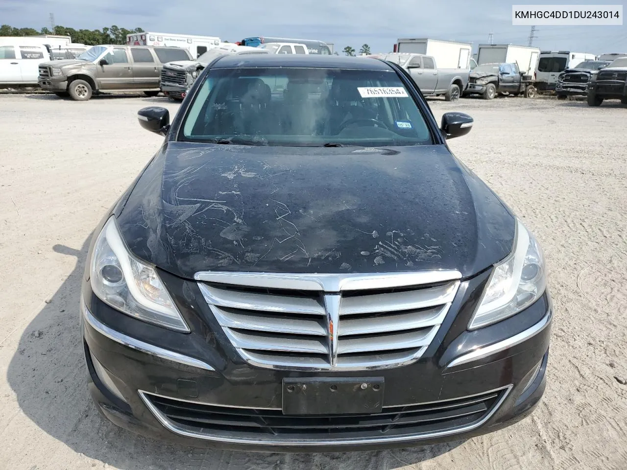 2013 Hyundai Genesis 3.8L VIN: KMHGC4DD1DU243014 Lot: 76516354