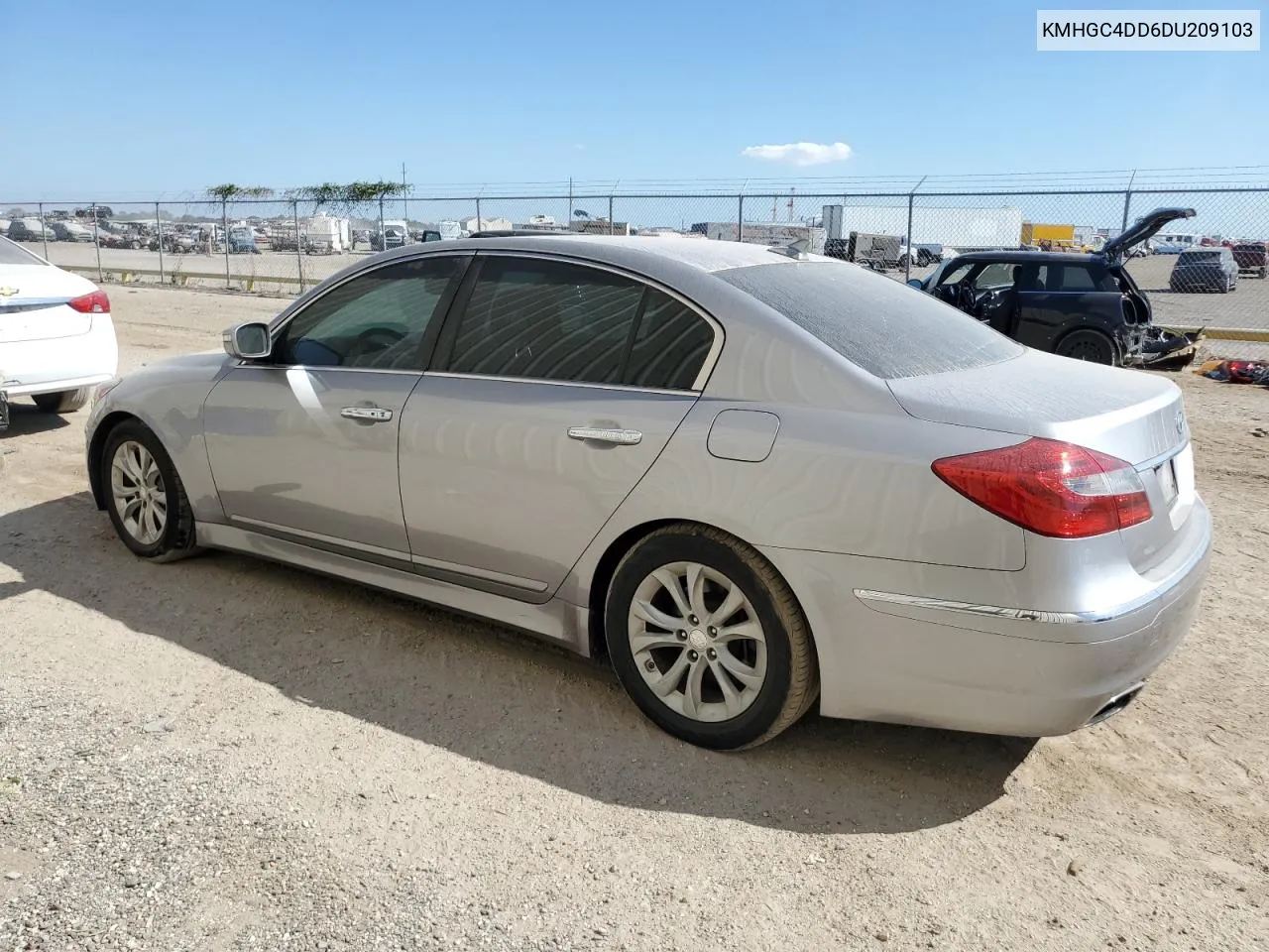 2013 Hyundai Genesis 3.8L VIN: KMHGC4DD6DU209103 Lot: 76821794