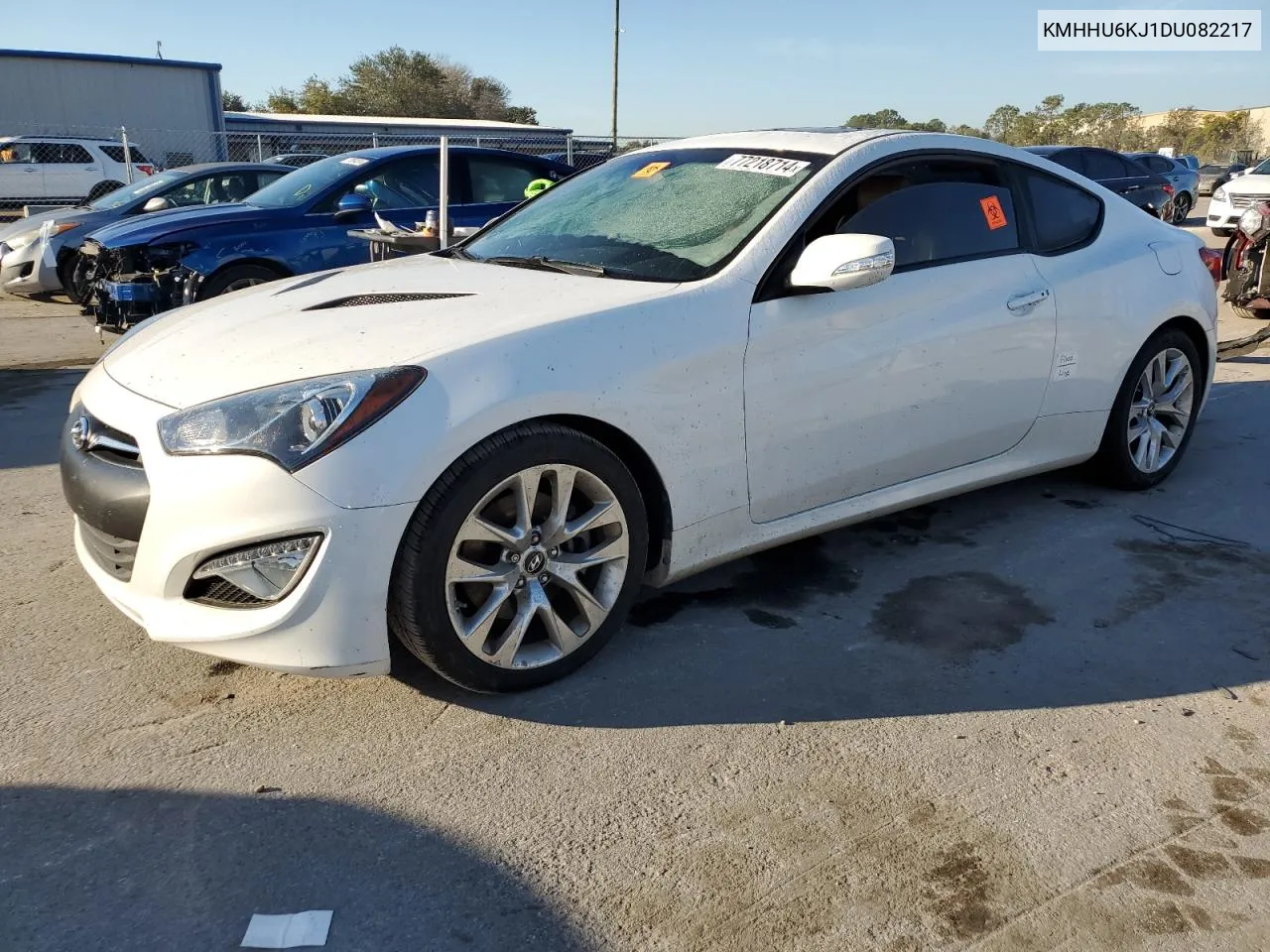 2013 Hyundai Genesis Coupe 3.8L VIN: KMHHU6KJ1DU082217 Lot: 77218714