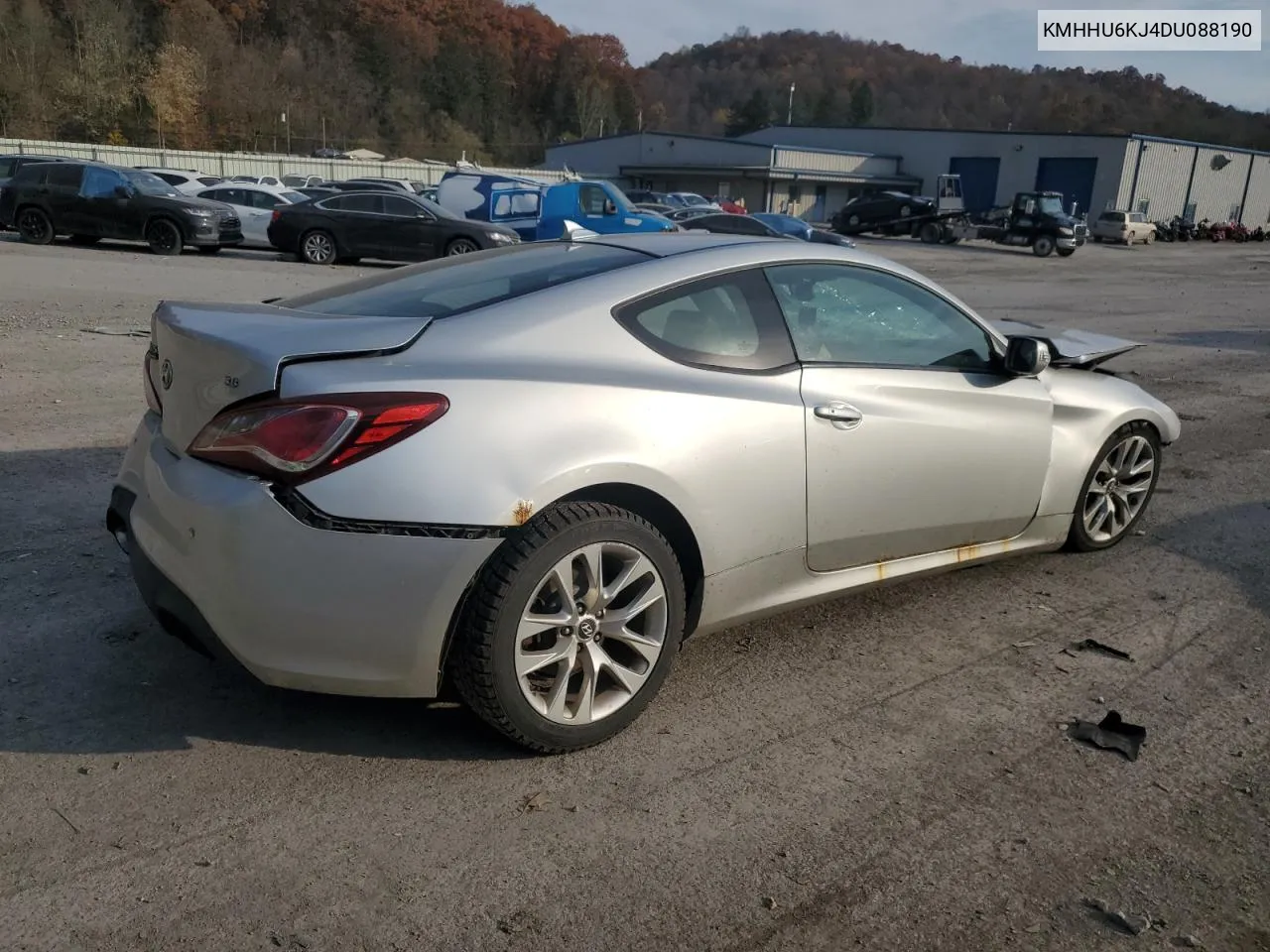 2013 Hyundai Genesis Coupe 3.8L VIN: KMHHU6KJ4DU088190 Lot: 78495164